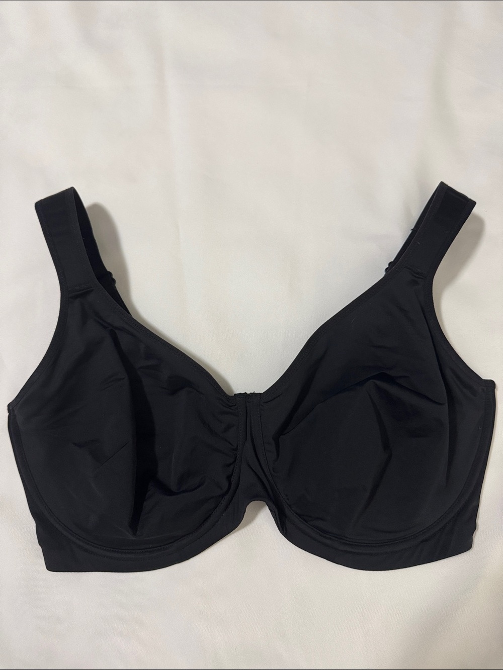 NWOT HSIA black underwire bra.  Size 38H